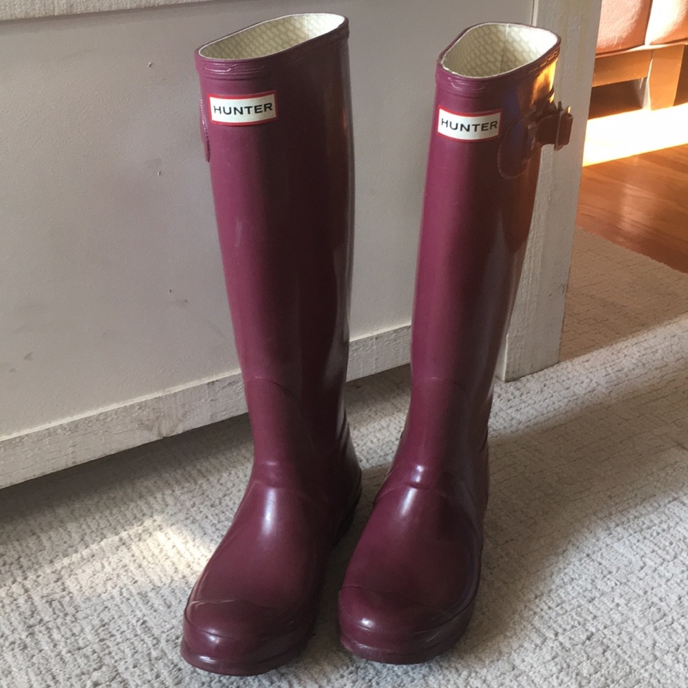 Tall Hunter rain boots
